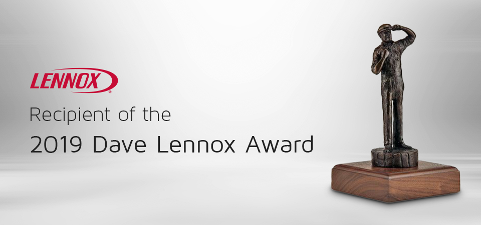 Recipient of the 2019 Dave Lennox Award
